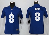 Women Nike York Giants 8 Jones Blue Vapor Untouchable Limited Jersey,baseball caps,new era cap wholesale,wholesale hats